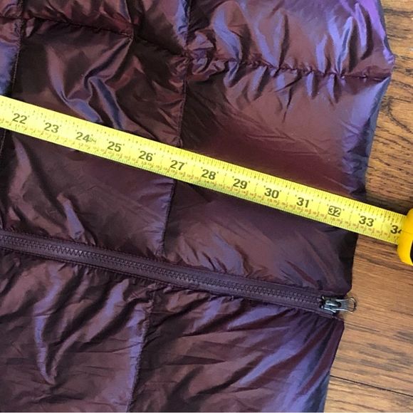 EDDIE BAUER Women's Burgundy LUNA PEAK Quilted Down Hooded Parka Size XL - Picture 6 of 14